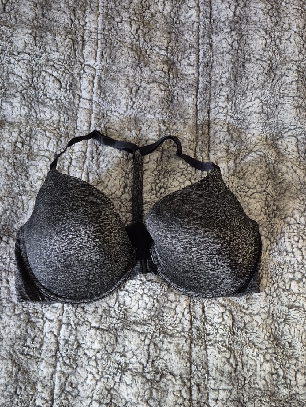 Victoria Secret 🖤 Women's Heather Gray T-Back Push-Up Bra (708)